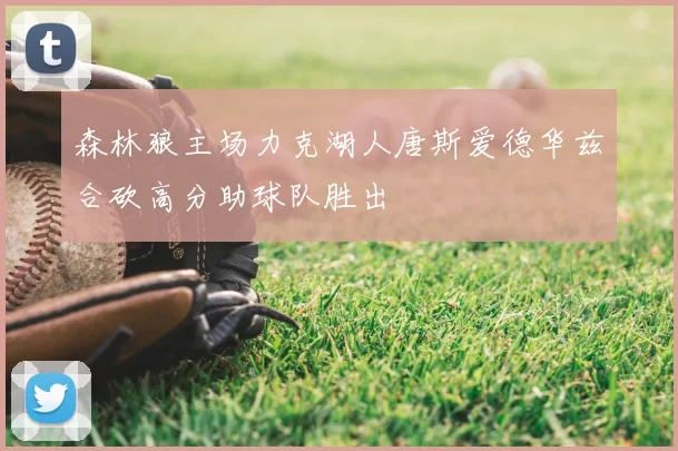 森林狼主场力克湖人唐斯爱德华兹合砍高分助球队胜出